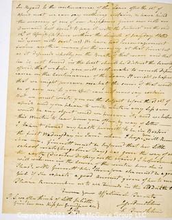 1829 Letter to Mr. Sidney Chapman (?), Albany, NY