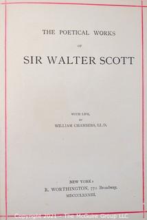 The Poetical Works of Sir Walter Scott , 1882