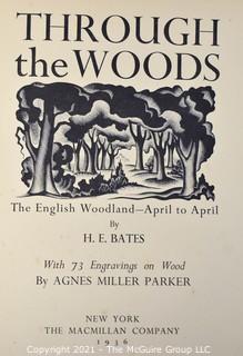 Book: Through the Woods-April to April by H. E. Bates, Published by Victor Gollancz, 1936.