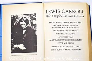 Four Vintage Children's Books Including Lewis Carroll, The Wonder Clock, Mrs.Budlong's Christmas Presents & The Flying Carpet.