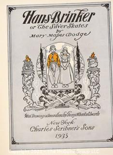 Five (5) Vintage Children's Books Including Tanglewood Tales, The Little Lame Prince, Rainbow Boy, Hans Brinker and The White Plume of Navarre.