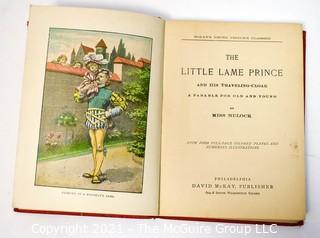 Five (5) Vintage Children's Books Including Tanglewood Tales, The Little Lame Prince, Rainbow Boy, Hans Brinker and The White Plume of Navarre.