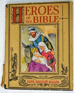 Group of Vintage Bible Themed Children's Books.