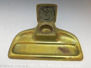 Brass Inkwell 