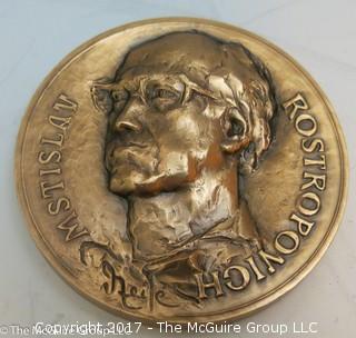 Bronze Medallion: Mistro Rostropovich