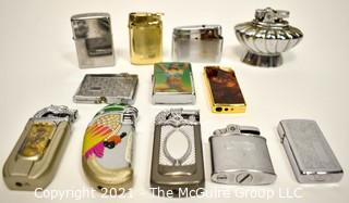 Group of Cigarette Lighters.  