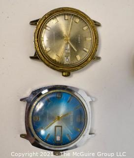 Group of Vintage Jewelry Including Watches and Pins.