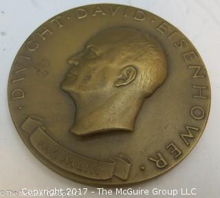 Bronze Medallion: President Dwight D. Eisenhower