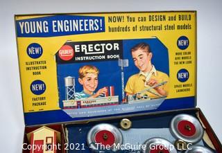 Vintage 1959 Gilbert Erector" The Rocket Launcher" Set No. 10053 *