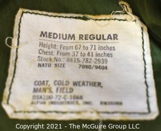 US Marine Corps Nylon Field Coat w/ Liner and Hood