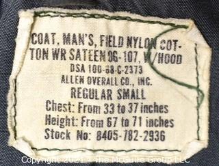 US Marine Corps Nylon Field Coat w/ Liner and Hood