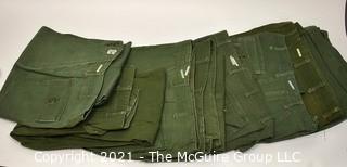 US Marine Corps Green Canvas Field Pants