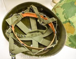 Large Assortment of US Marine Corps Headgear including helmets