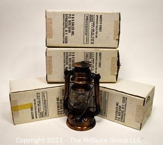 Four (4) Kerosene Lanterns, NIB New in Box.  