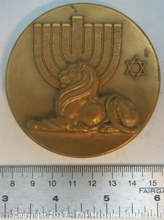 Bronze Medallion: Israel