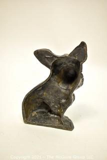 Wilton Cast Iron Black Scottie Dog Doorstop. Wrightsville, PA. Measures 8" Tall.