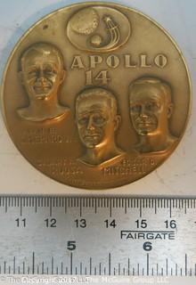 Bronze Medallion: Apollo 14