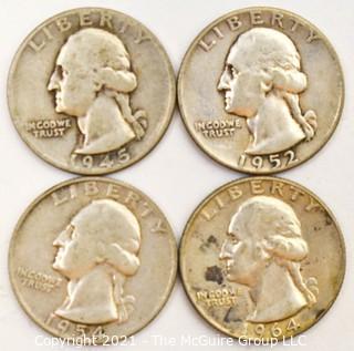 4 Silver Quarters 