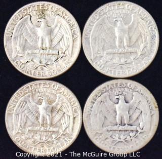 (4) Silver Quarters 