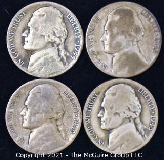 (4) War Nickels