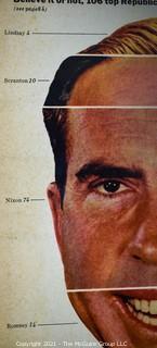 Esquire Magazine March 1966 Richard Nixon, John Lindsay, Will Scranton, Mark Hatfield, George Romney 