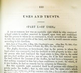 Leather Bound Book, "A New Abridgement of the Law", Vol. X by Matthew Bacon 1846.