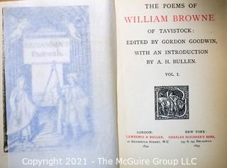 The Poems Of William Browne Of Tavistock, Two Volume Set