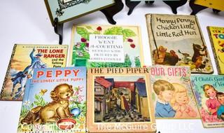 Collection of Vintage Children's Books and Booklets.