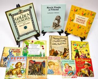 Collection of Vintage Children's Books and Booklets.