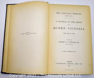 The Greville Memoirs. A Journal of the Reign of Queen Victoria, 1852 to 1860 Volume 1 & 2 by Charles Cavendish Fulke Greville
