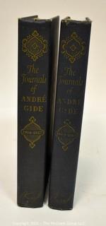 Two Volumes, The Journals of Andre Gide Translated By Justin O'Brien, 1947
