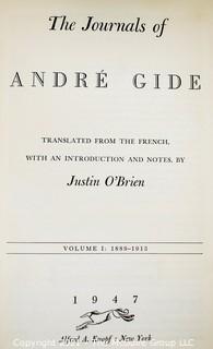 Two Volumes, The Journals of Andre Gide Translated By Justin O'Brien, 1947
