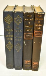 (4) Hardback Books. Andre Gide 