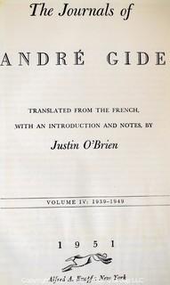 (4) Hardback Books. Andre Gide 