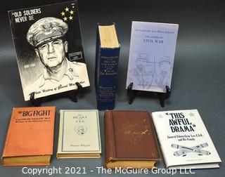 (7) Hardback Books. Military