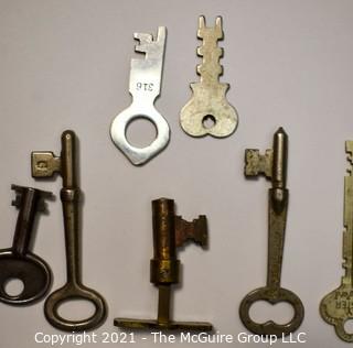 Group of Vintage Skeleton Keys