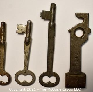 Group of Vintage Skeleton Keys