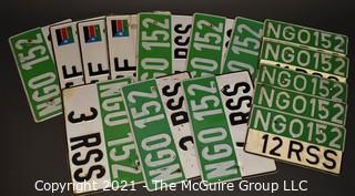 Group of South Sudan and NGO License Plates.