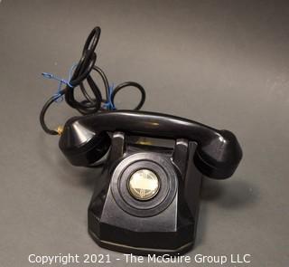 Vintage Automatic Electric Monophone Magneto Telephone with No Rotary Dial.