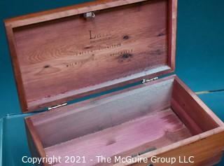 Five (5) Vintage Small Miniature Wooden Cedar Chest Trinket or Jewelry Boxes, Some by Lane. 