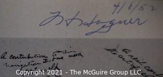 Author Autographed Copy of the book titled "What Goes on Around You" - F.H. Hagner; Hagner Planatarium, San Antonio, TX.  Astronomy.