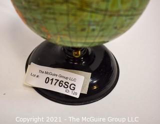 Vintage Metal Globe on Stand.  Measures 8" tall