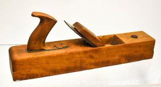 Antique 19th c Carpenter's Smoothing Plane 