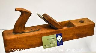 Antique 19th c Carpenter's Smoothing Plane 