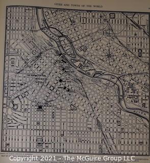 Collier's World Atlas and Gazetteer 1947 