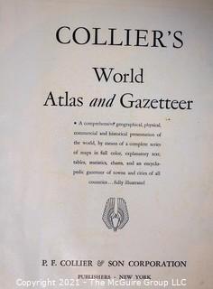 Collier's World Atlas and Gazetteer 1947 