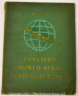 Collier's World Atlas and Gazetteer 1947 