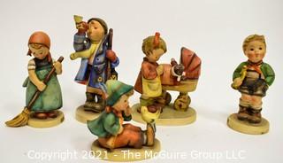 Set of Five (5) Goebel Porcelain Hummel Figurines
