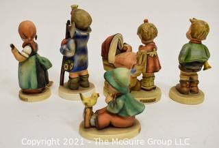 Set of Five (5) Goebel Porcelain Hummel Figurines
