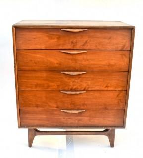 Vintage Mid-Century Modern Warren Church for Lane Perception Tall Chest of Drawers